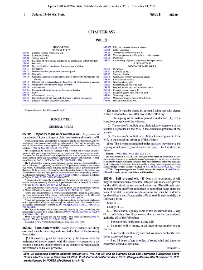 wisconsin statutes Preview on Page 1