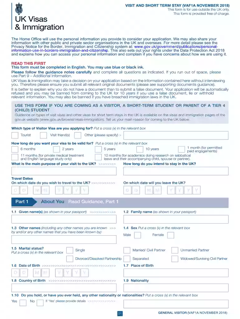 uk online application form Preview on Page 1