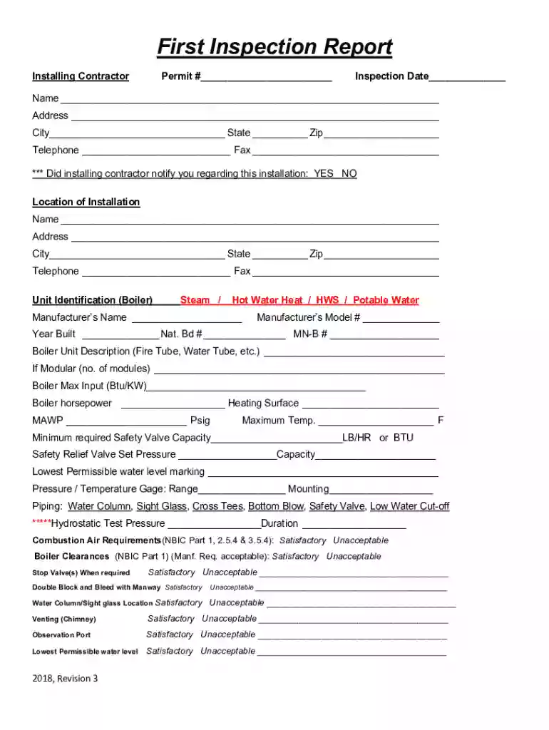Boiler checklist Preview on Page 1