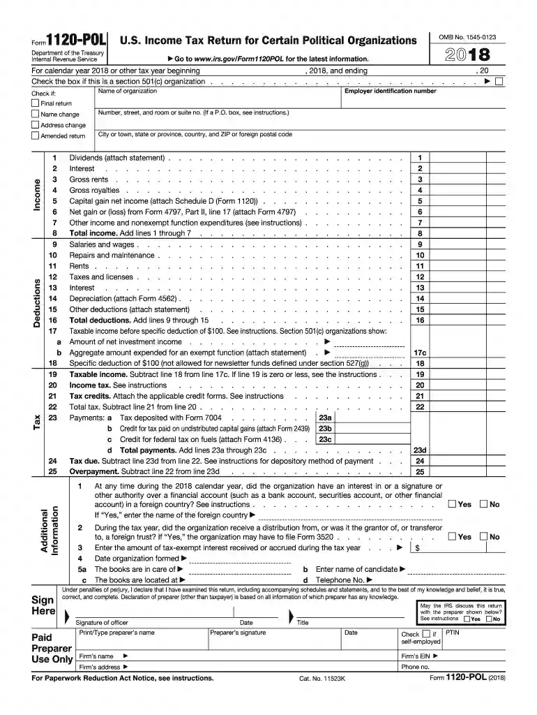 2016 form 1120 Preview on Page 1