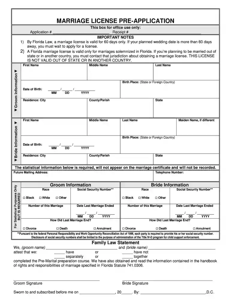 how to apply for a marriage licence Preview on Page 1