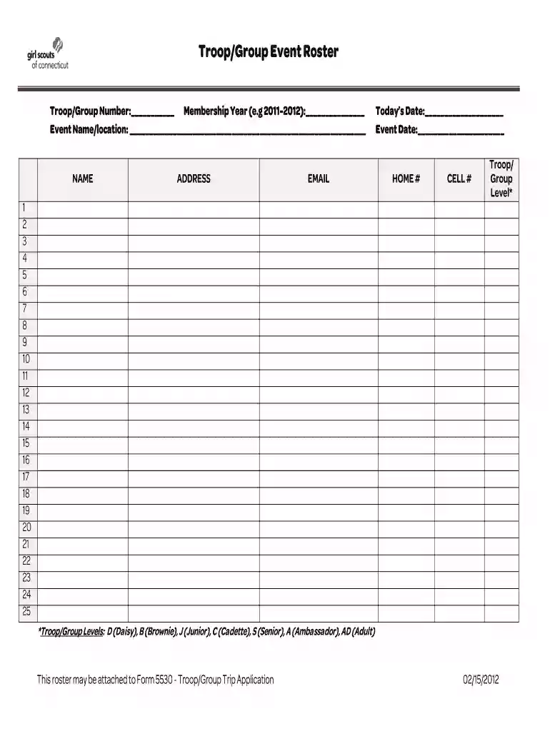 printable girl scout cookie order form 2024 Preview on Page 1