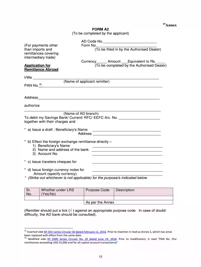 form a2 union bank of india Preview on Page 1