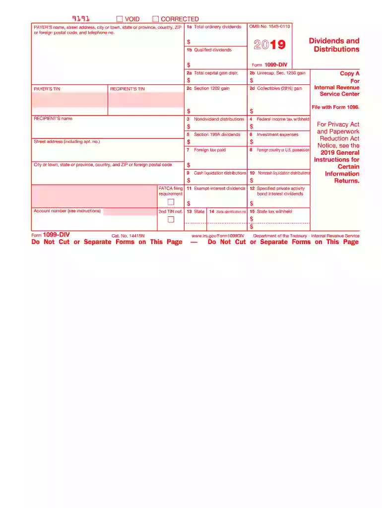 1099 div 2019 Preview on Page 1