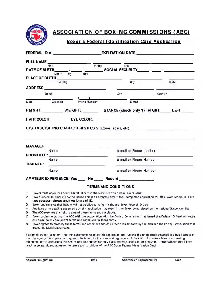 federal boxing id Preview on Page 1