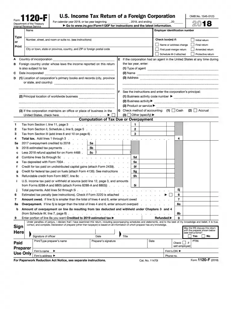 2015 form 1120 Preview on Page 1