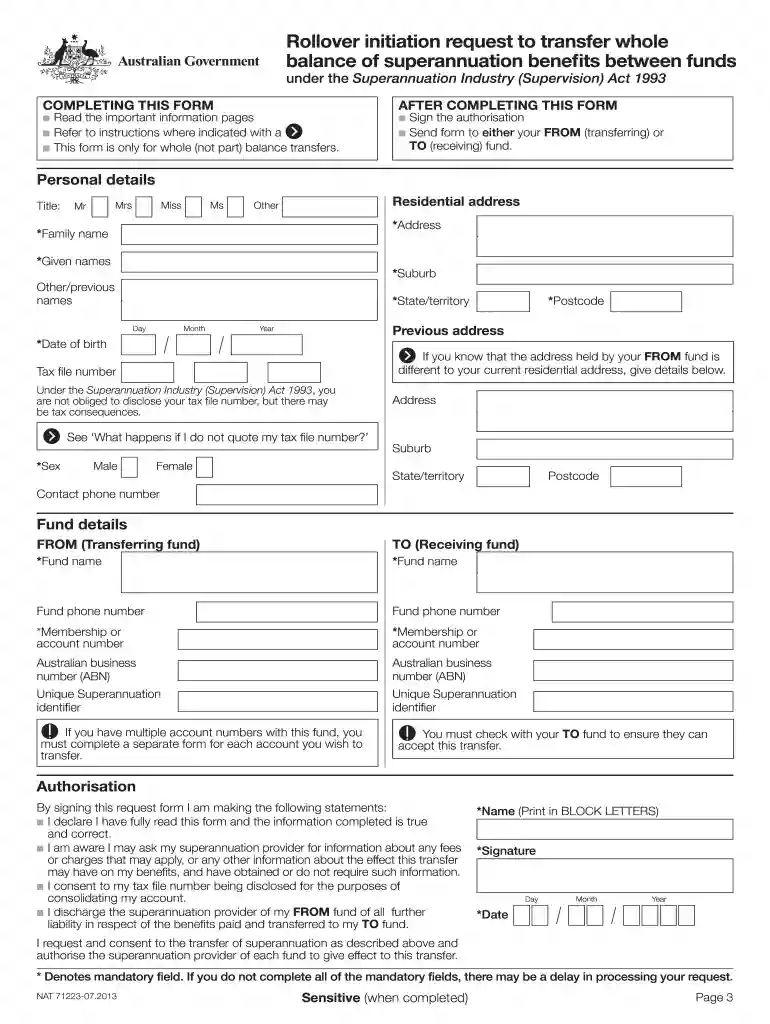 ato form Preview on Page 1