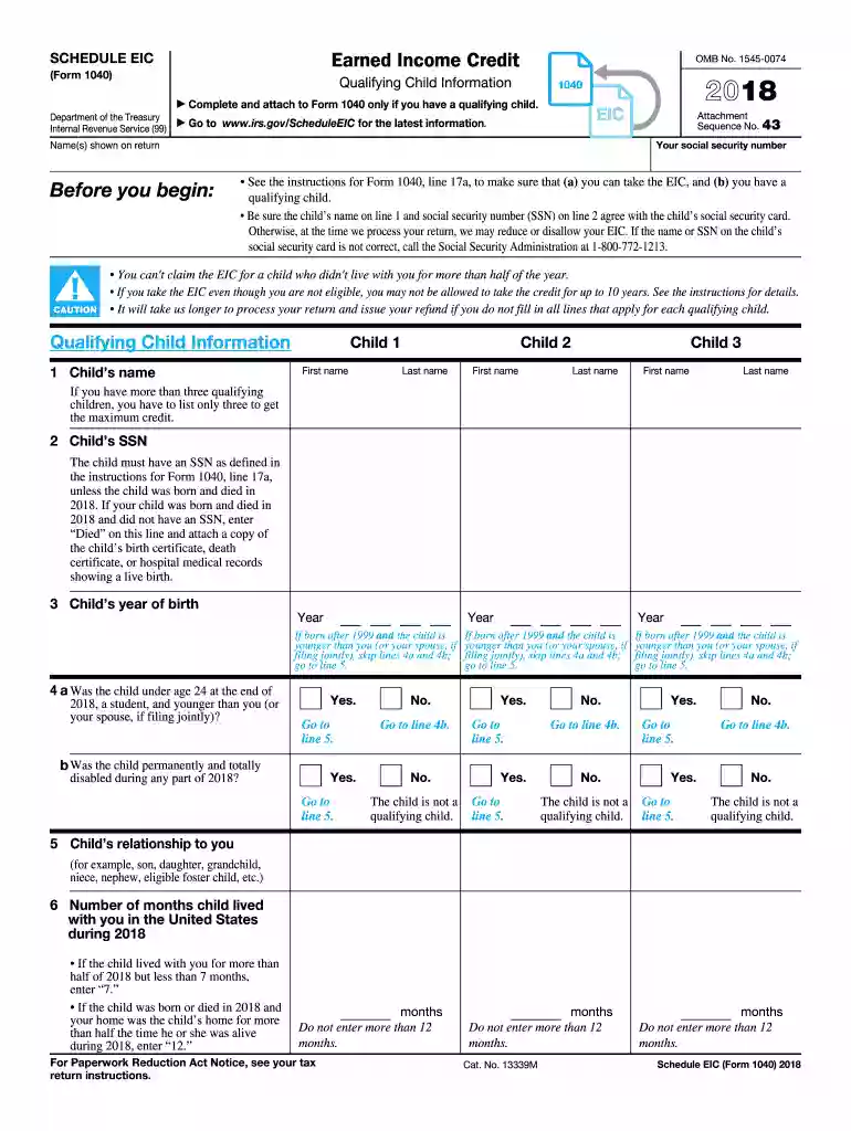 earned income credit table 2018 Preview on Page 1