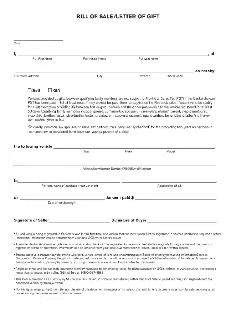 sgi bill of sale Preview on Page 1