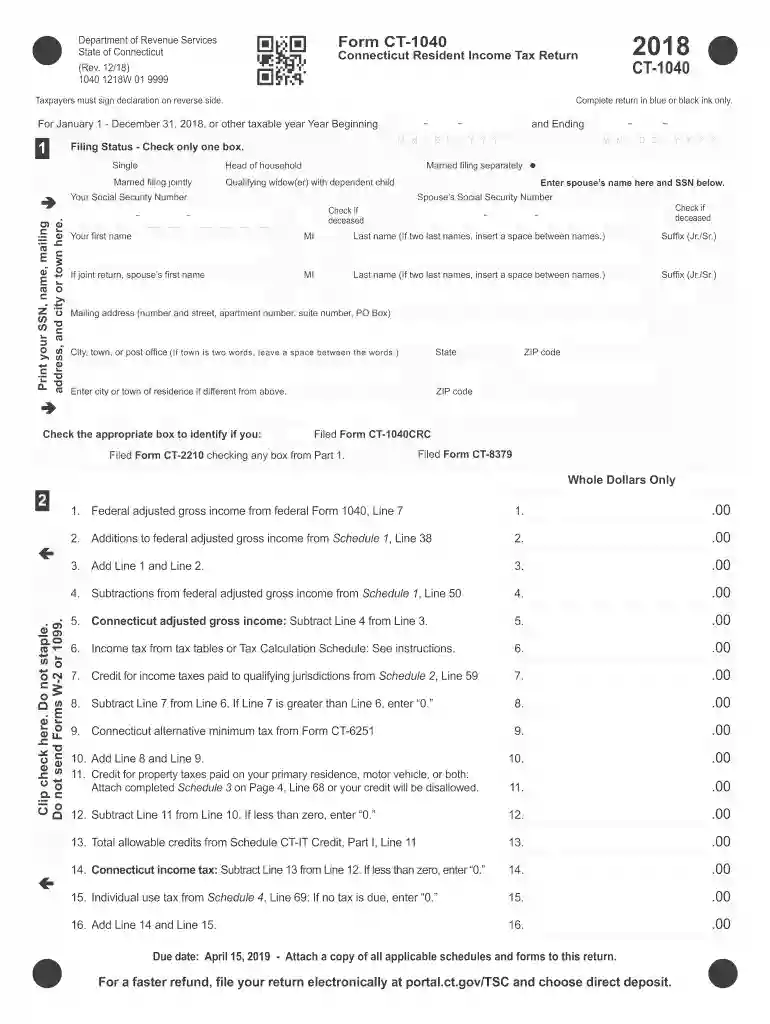 ct tax forms Preview on Page 1