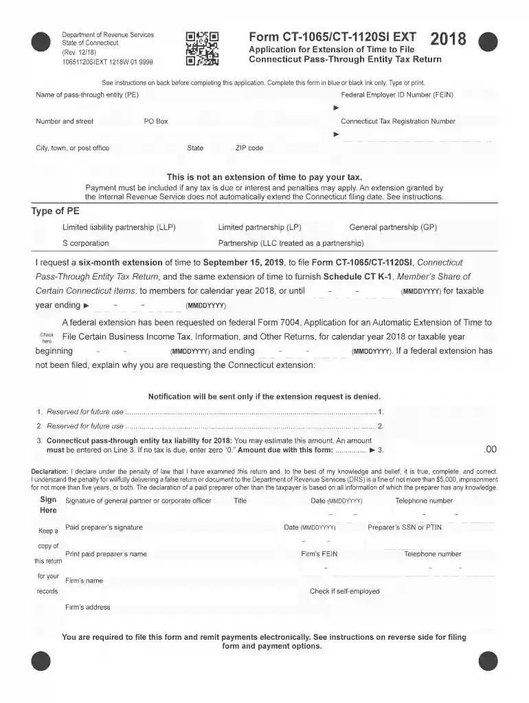 ct 1065 Preview on Page 1