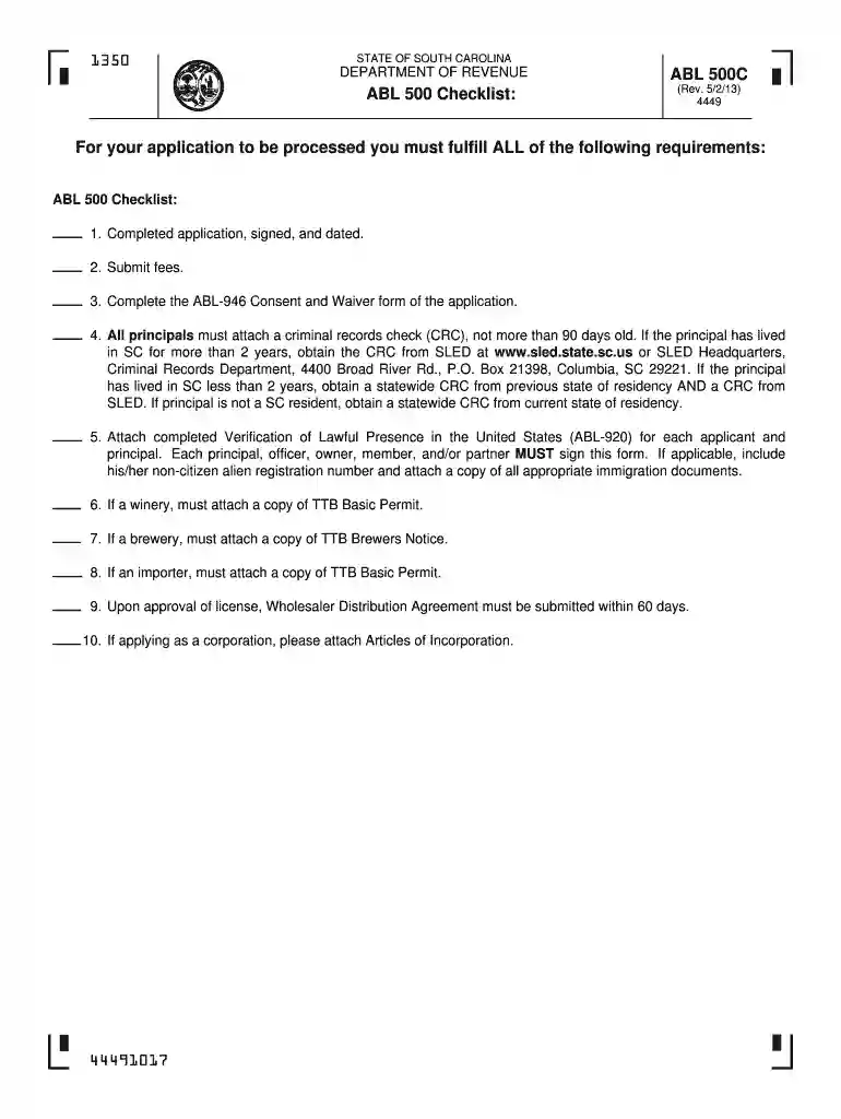 sc abl forms Preview on Page 1