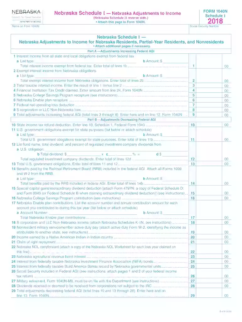 nebraska schedule ii Preview on Page 1
