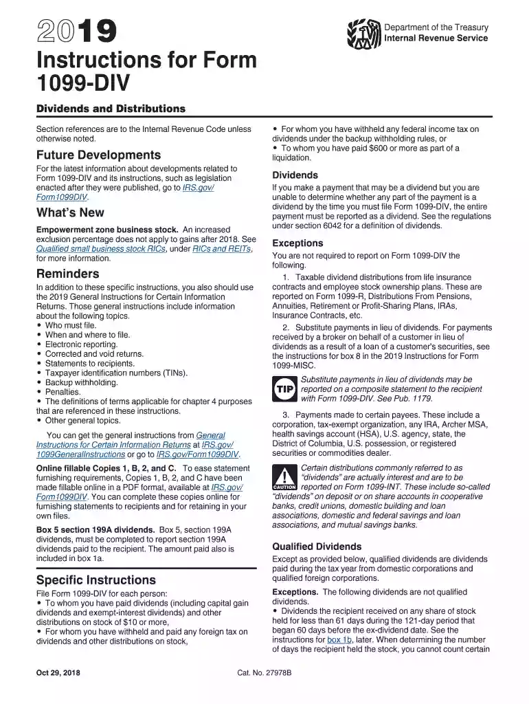 form irs dividend Preview on Page 1