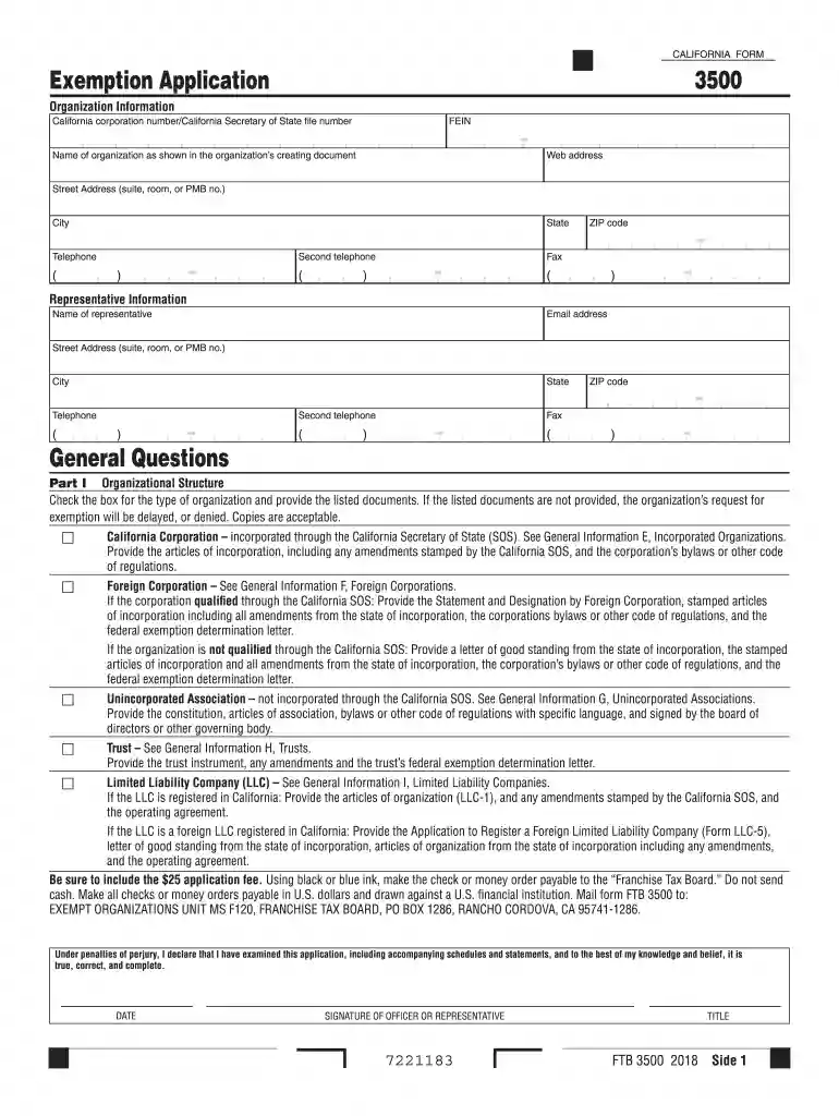 form 3500 Preview on Page 1