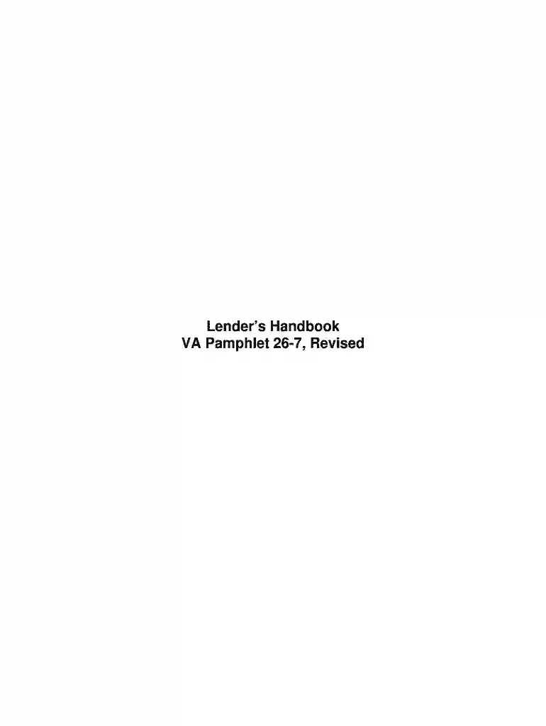 26 7 va handbook Preview on Page 1