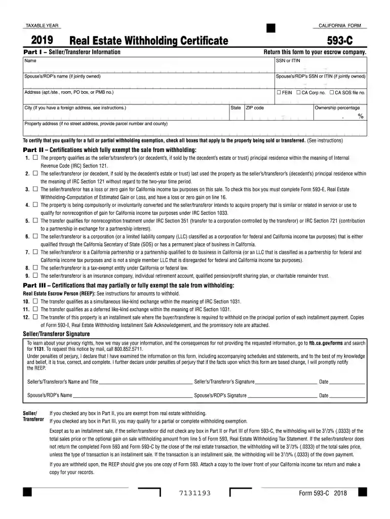 2024 form 593 Preview on Page 1
