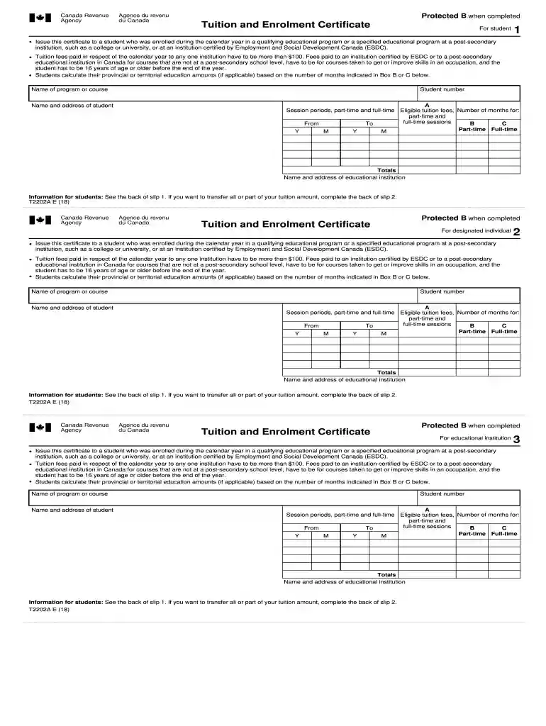t2202 fillable Preview on Page 1