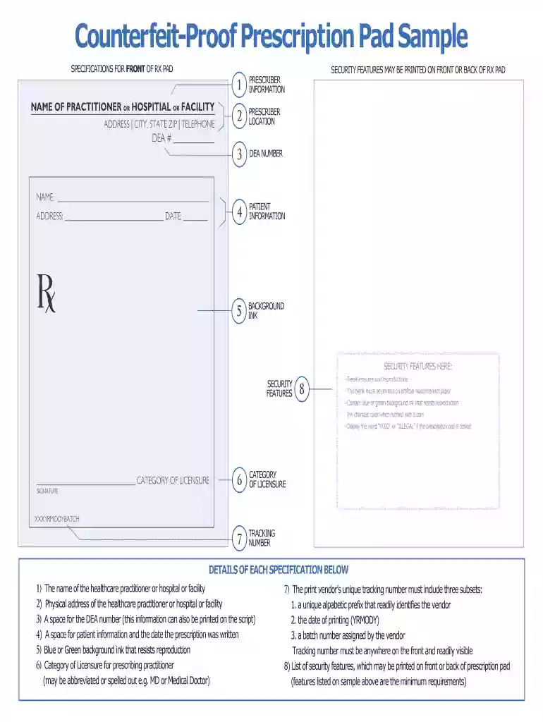prescription pad template Preview on Page 1