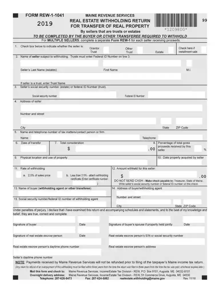 maine rew forms Preview on Page 1