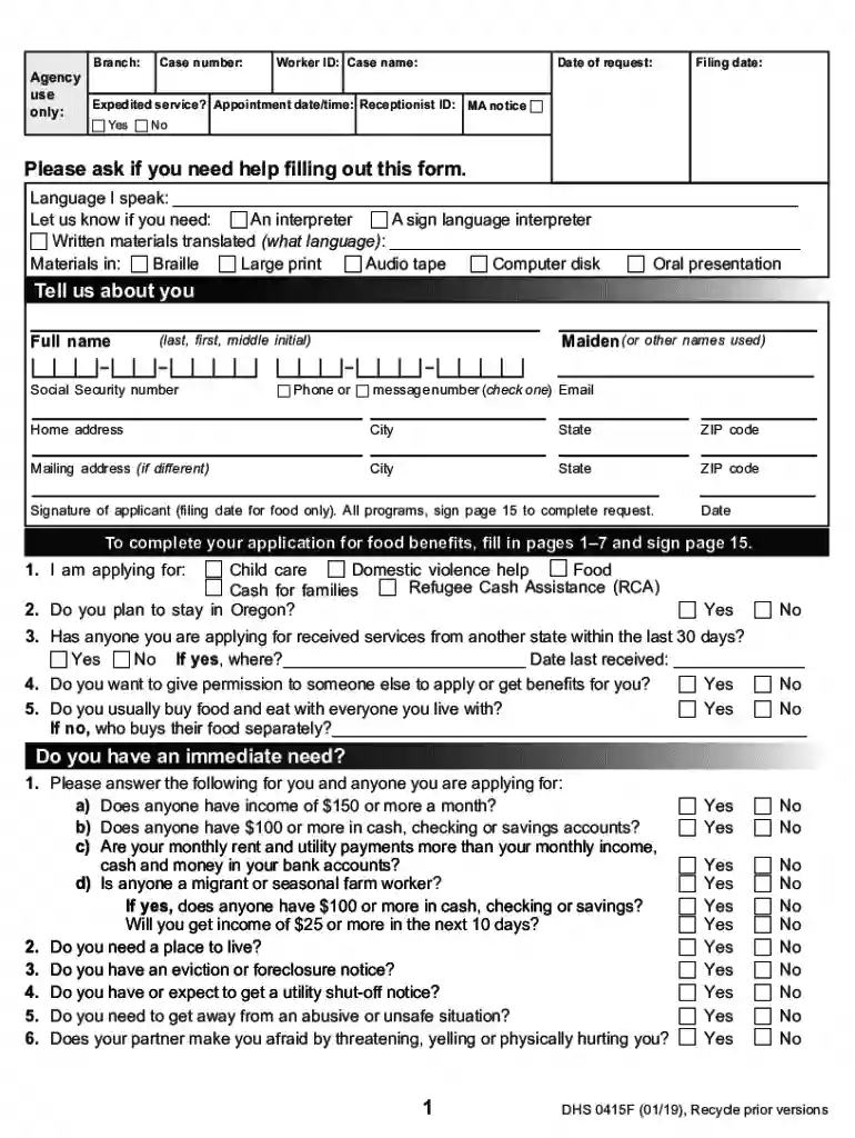 dhs form 11055 Preview on Page 1
