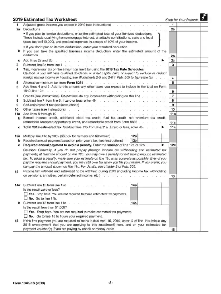 2019 form Preview on Page 1