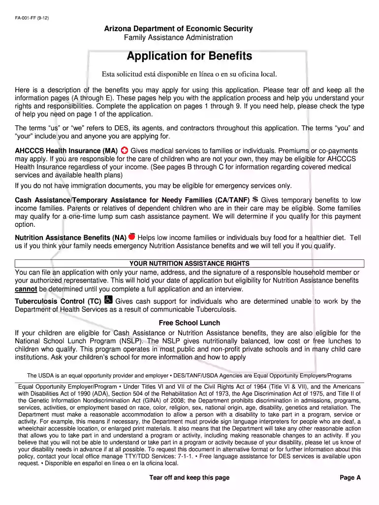 des application for food stamps Preview on Page 1
