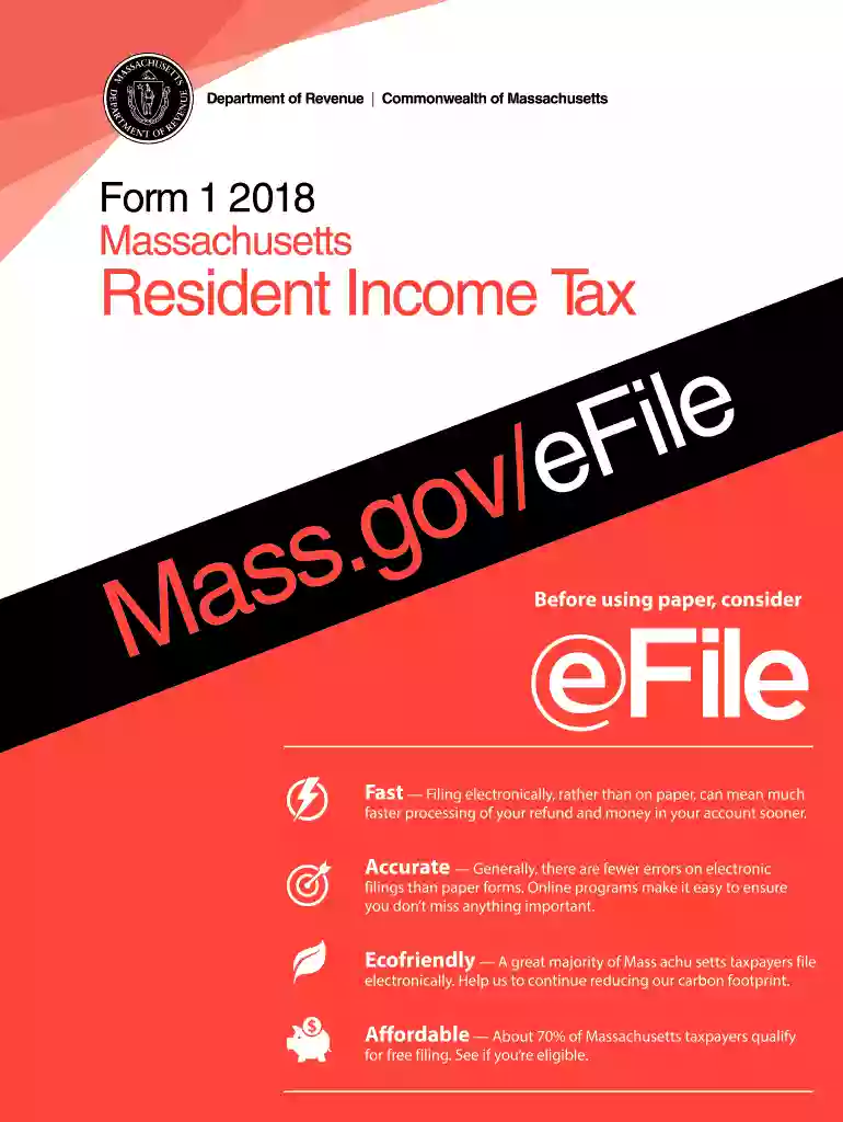 ma resident income tax form 1 instructions 2018 Preview on Page 1