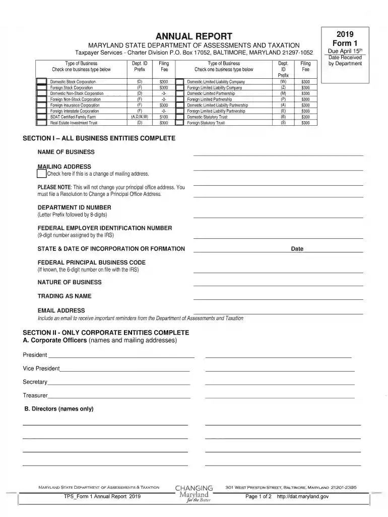 maryland form 1 Preview on Page 1