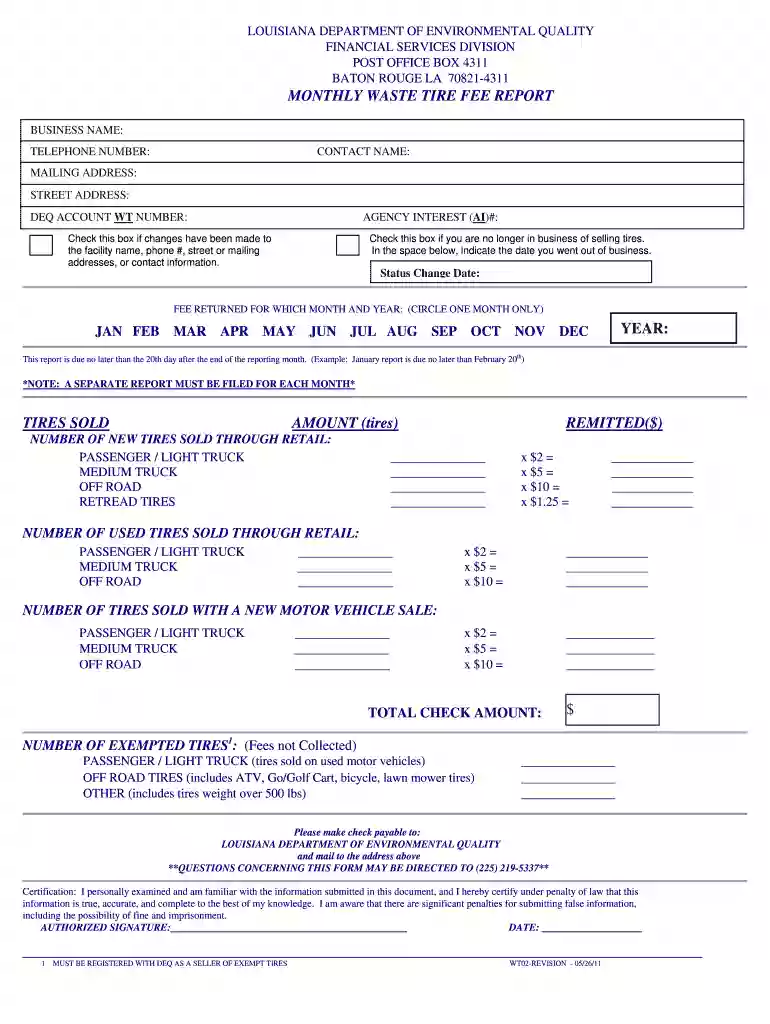 deq louisiana Preview on Page 1