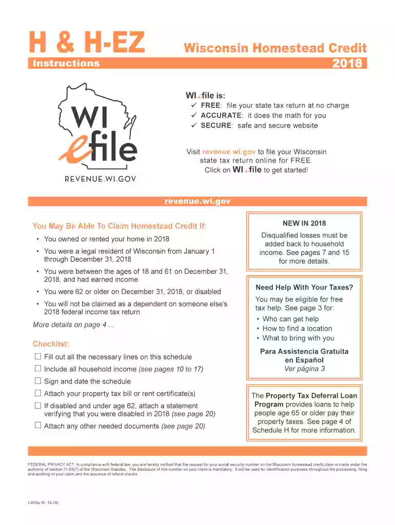homestead tax form Preview on Page 1