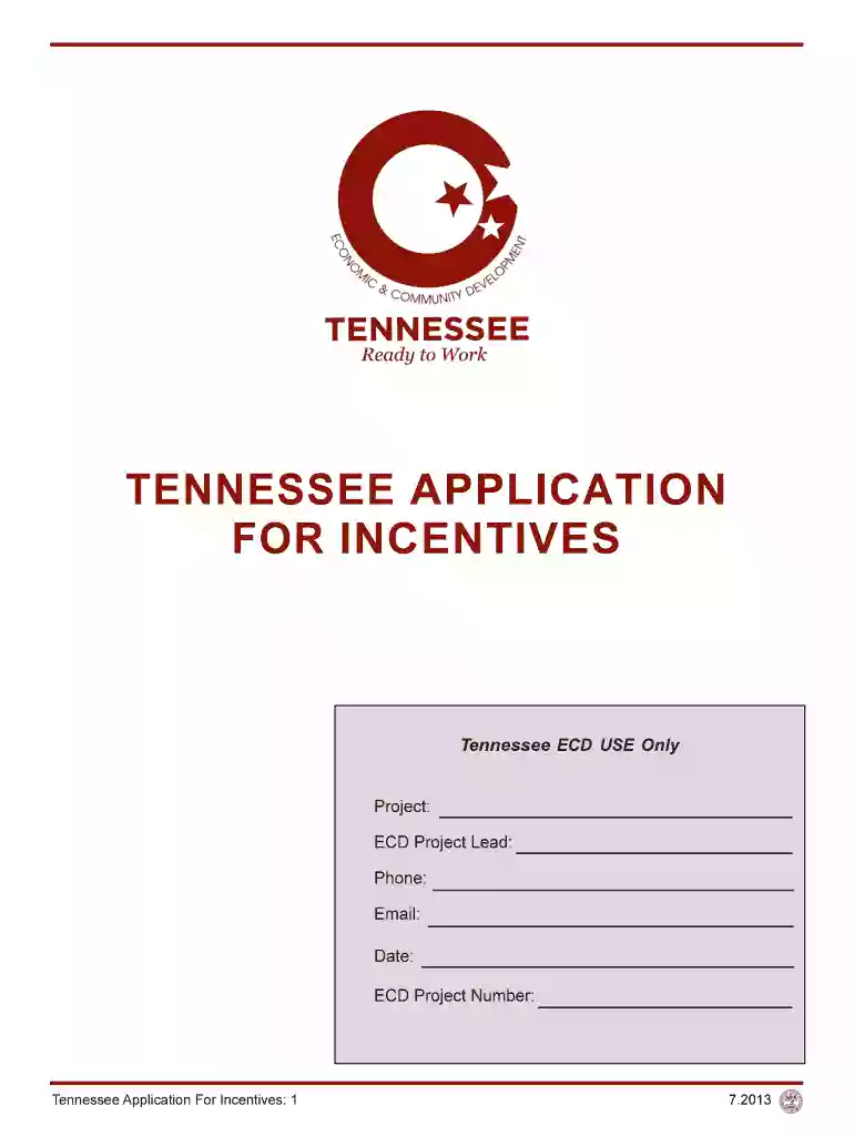 tennessee application incentives Preview on Page 1