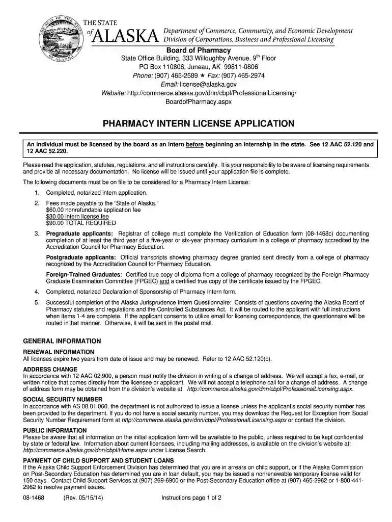 pharmacy technician license alaska Preview on Page 1