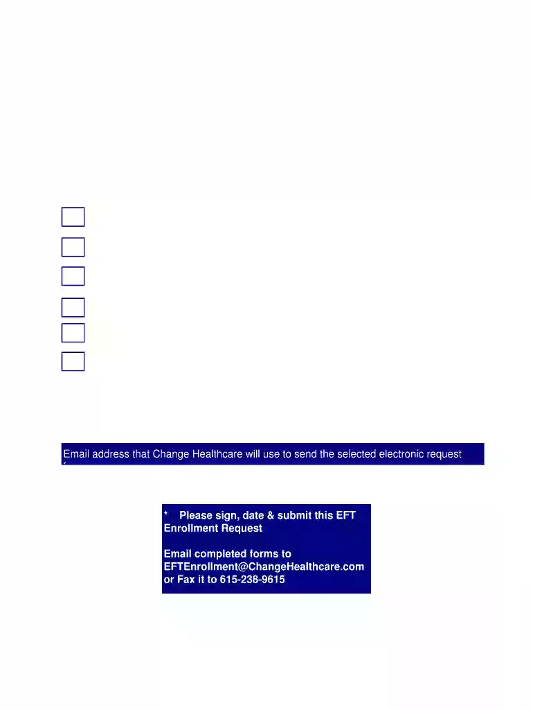 change healthcare eft Preview on Page 1