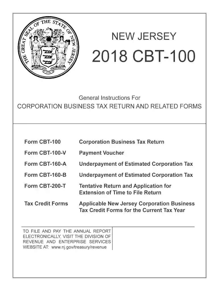 nj cbt 100u instructions 2023 Preview on Page 1