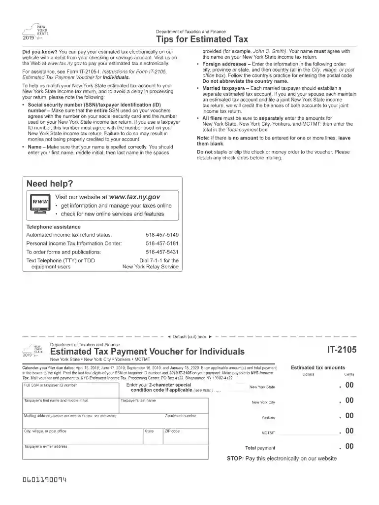 nys estimated tax form 2023 Preview on Page 1