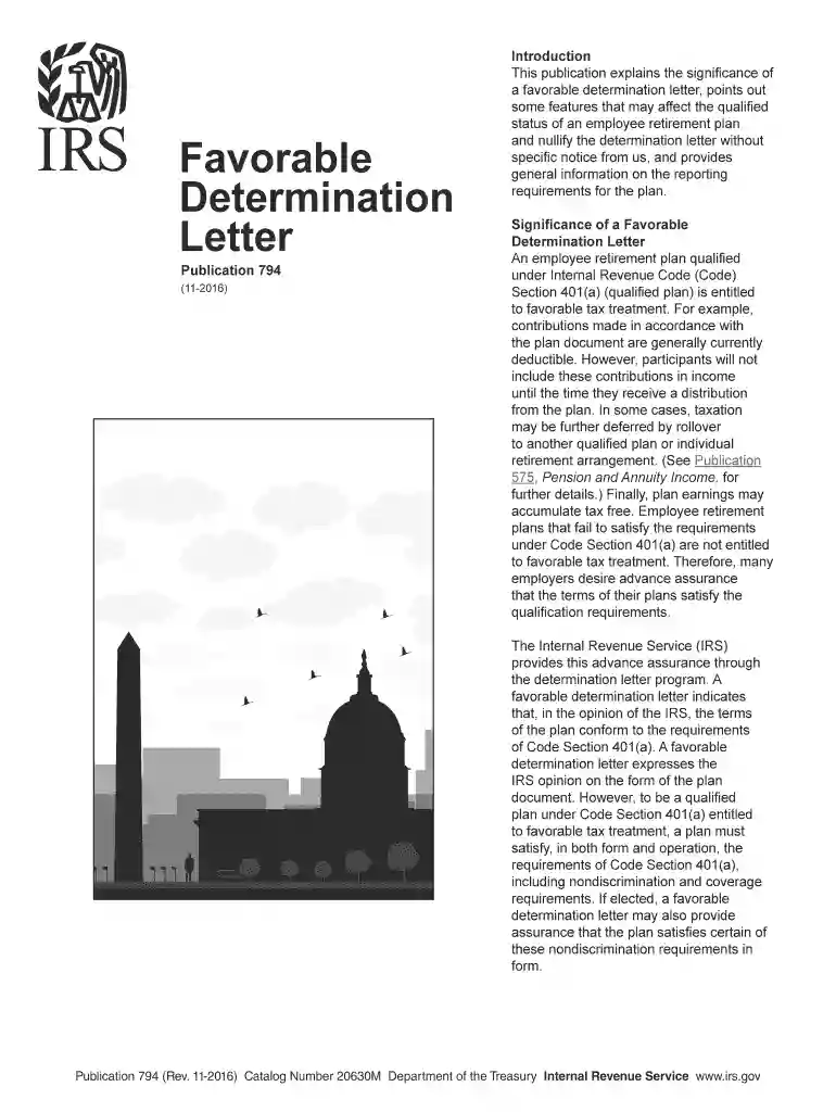 publication 794 Preview on Page 1
