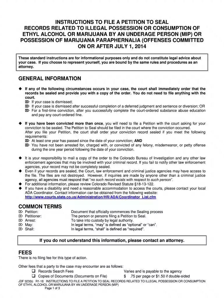co instructions seal template Preview on Page 1