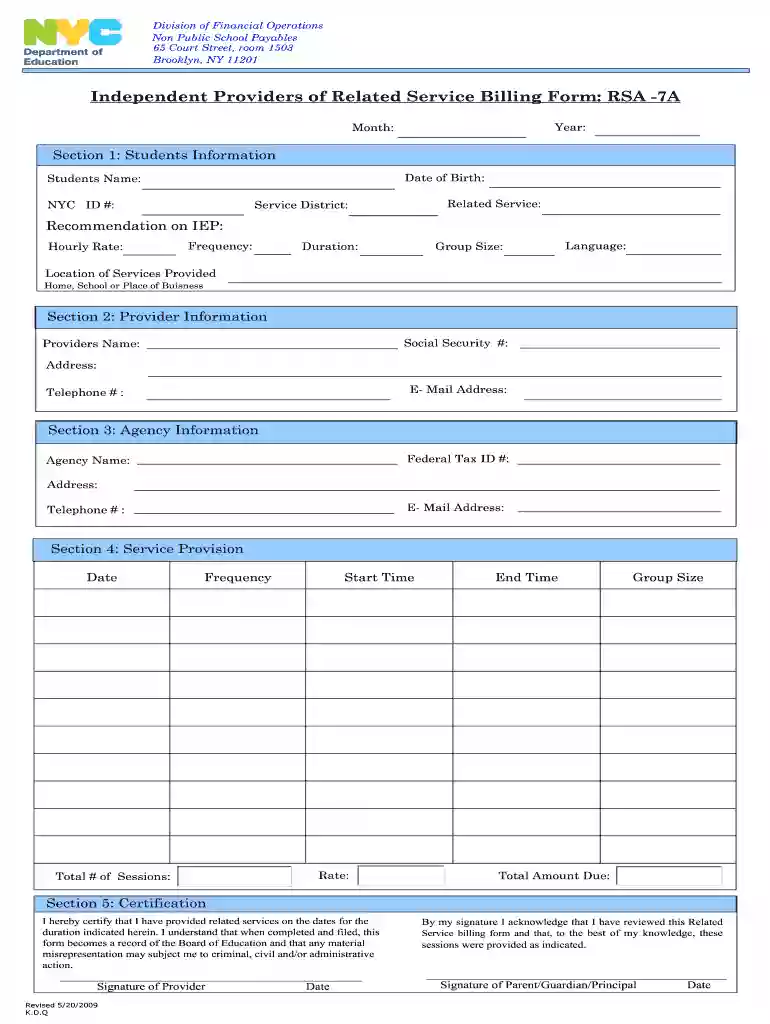 billing forms Preview on Page 1