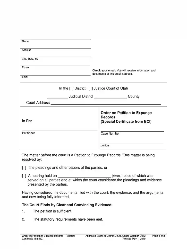 utah fact certificate bci get Preview on Page 1