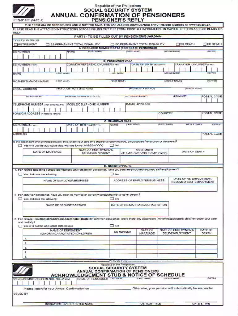 requirements for sss acop 2023 Preview on Page 1