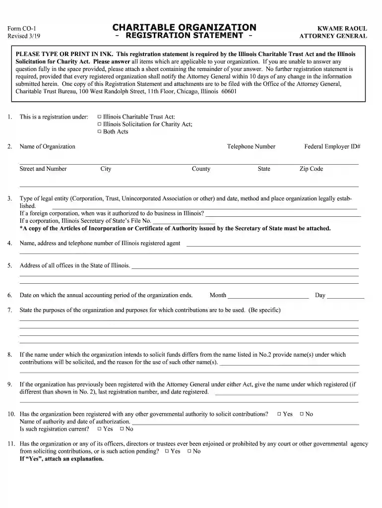 form co 1 fillable Preview on Page 1