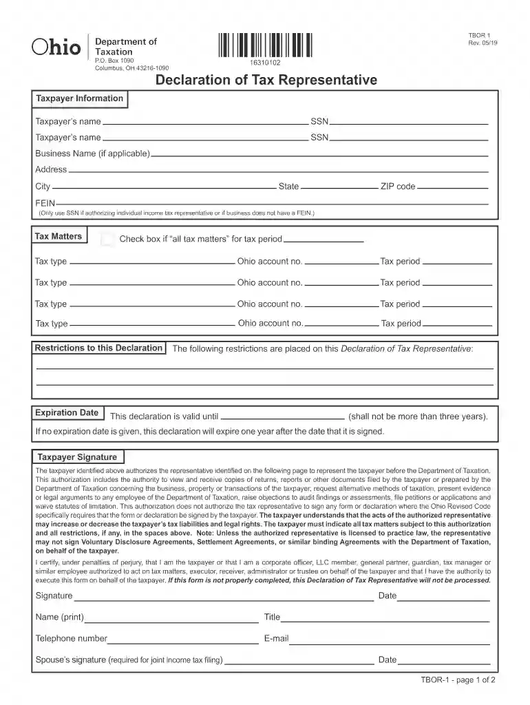 tbor 1 Preview on Page 1