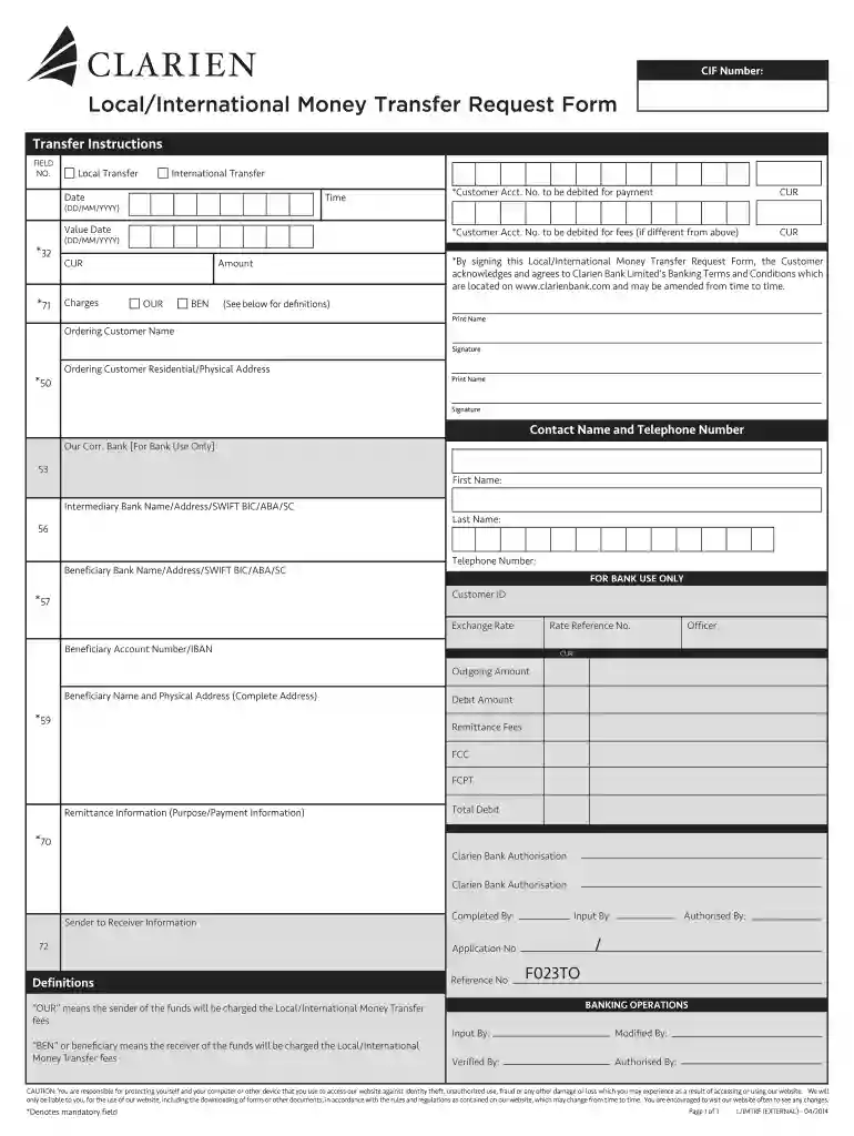 clarien online banking Preview on Page 1