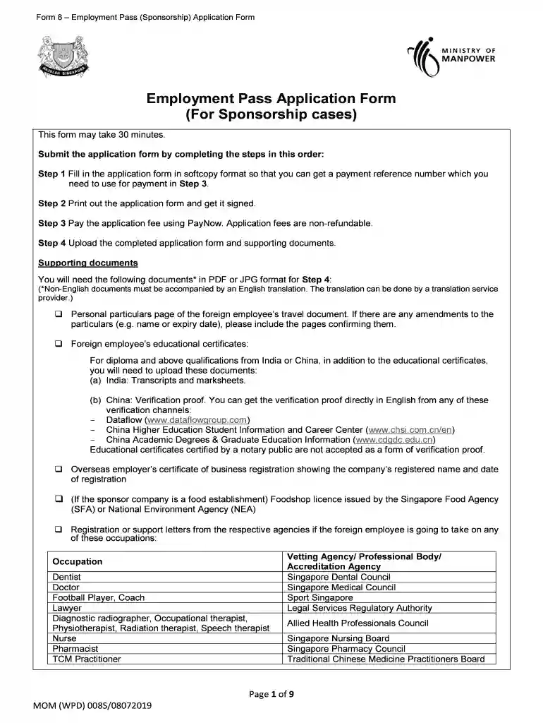 form 8 filled sample Preview on Page 1