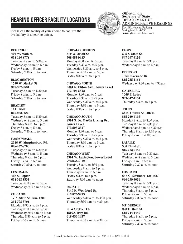 il hearing officer Preview on Page 1