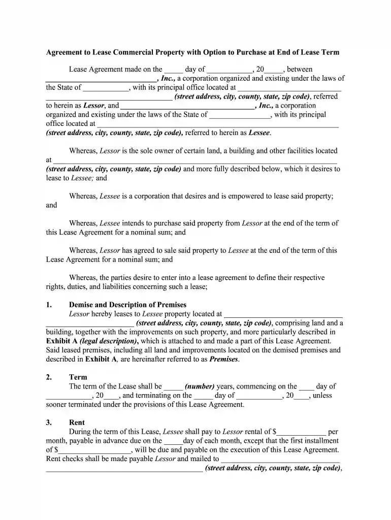 commercial for lease signs Preview on Page 1