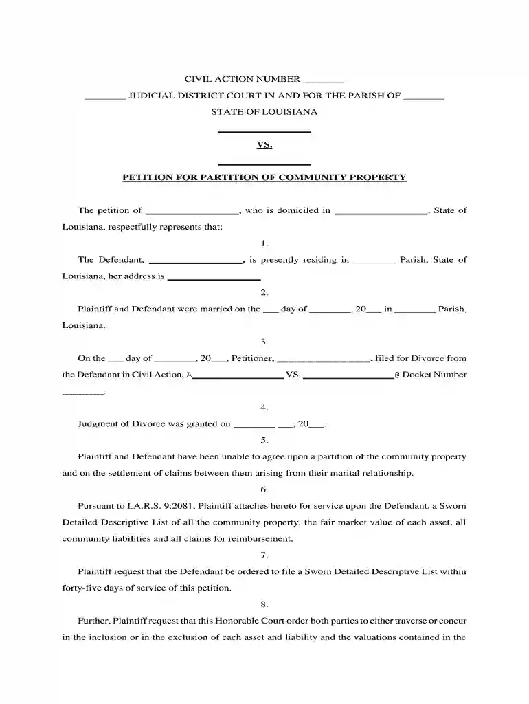 community property Preview on Page 1