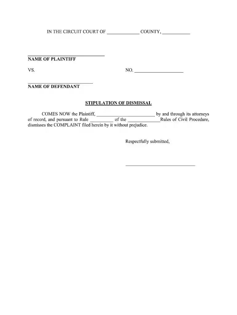 stipulation trial Preview on Page 1