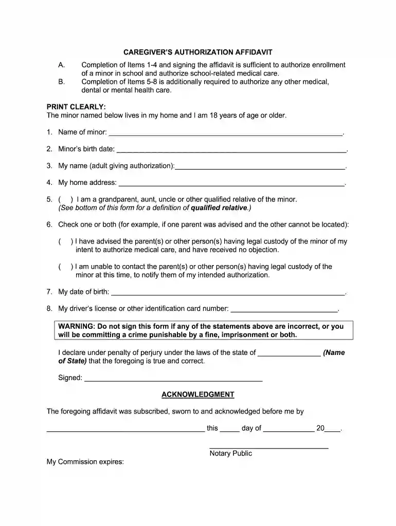 minor children Preview on Page 1